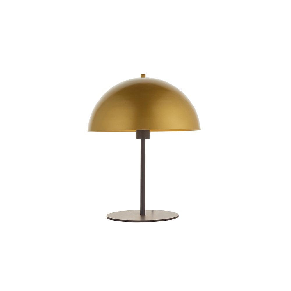 92695 1 Light Table Lamp Soft Gold & Dark Bronze Effect Paint
