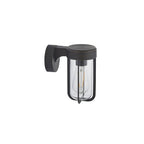 92857 Outdoor 1 Light Wall Light Brushed Bronze Finish & Clear Glass