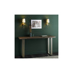 92955 1 Light Wall Light Satin Brass Plate & Vintage White Fabric Shade