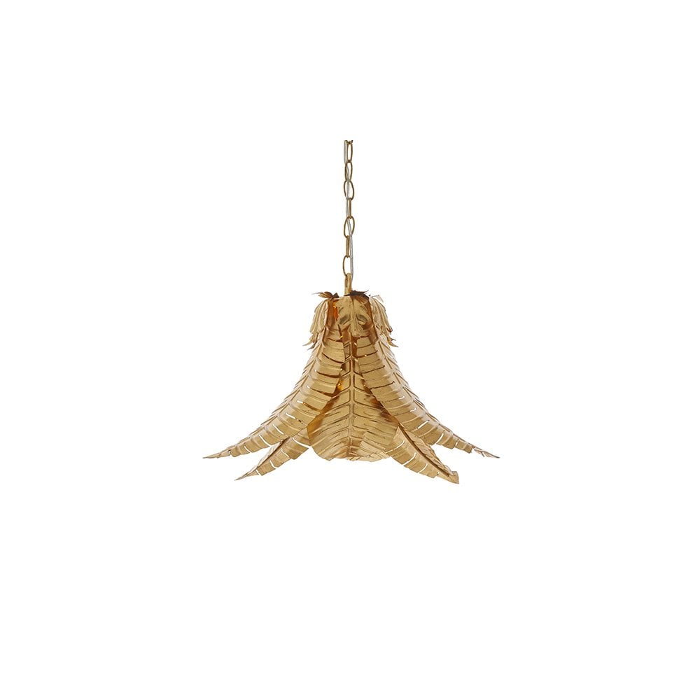 93875 1 Light Pendant Distressed Gold Finish