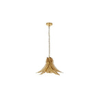 93875 1 Light Pendant Distressed Gold Finish