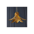 93875 1 Light Pendant Distressed Gold Finish