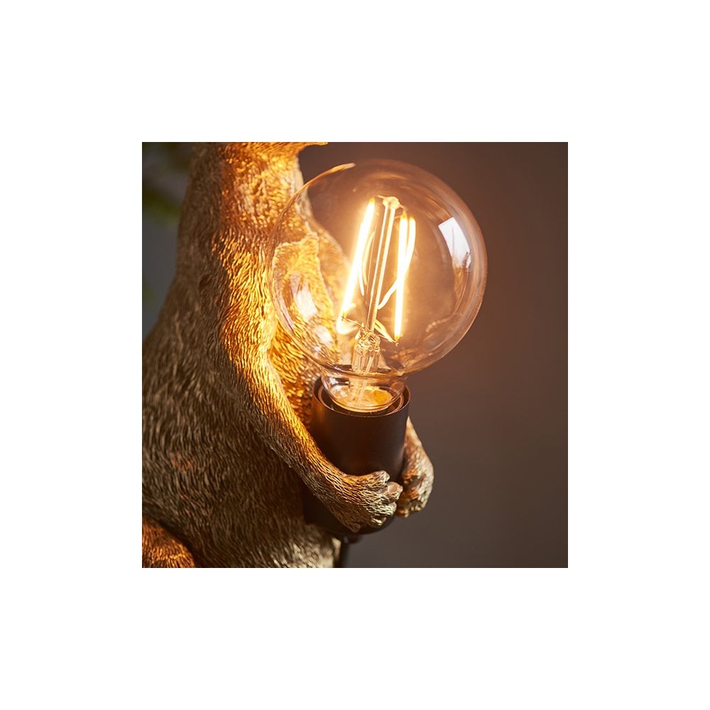 95075 1 Light Table Lamp Vintage Gold Paint & Matt Black