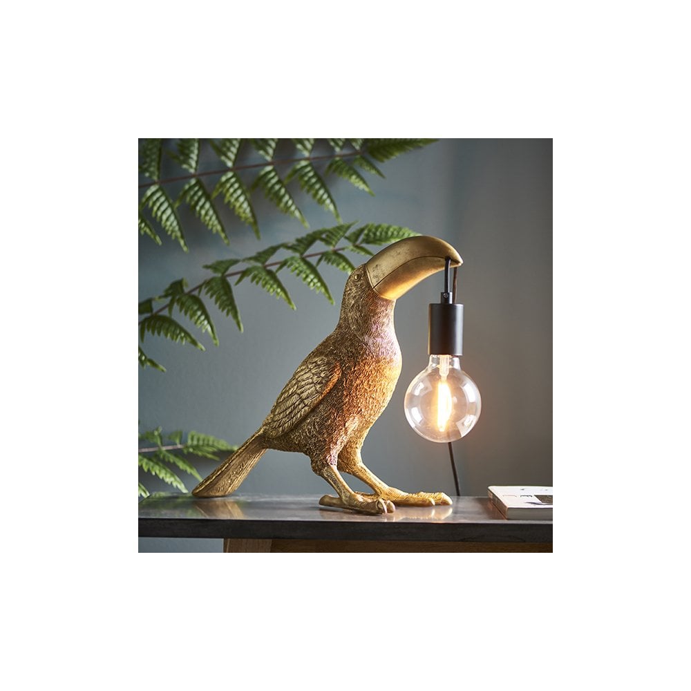 95077 1 Light Table Lamp Vintage Gold Paint & Matt Black
