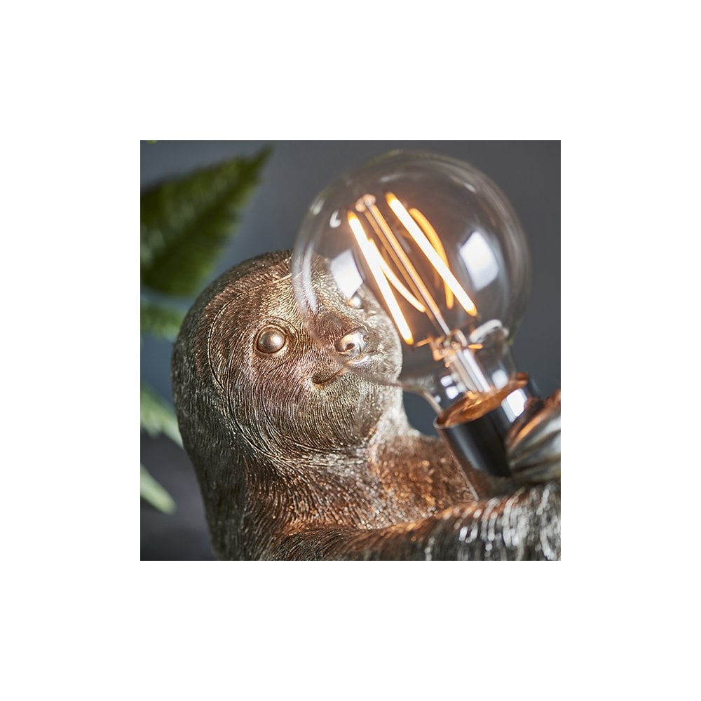 95079 1 Light Table Lamp Vintage Silver Paint & Chrome Plate