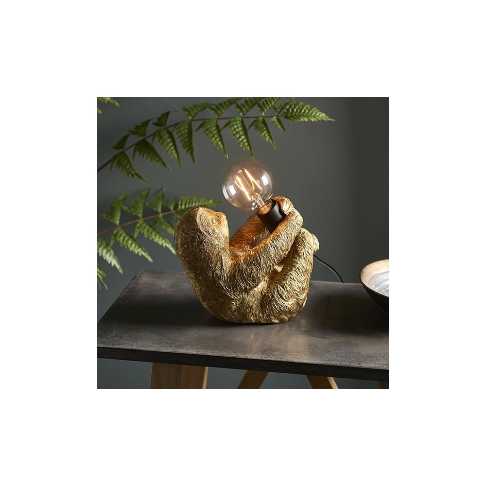 95080 1 Light Table Lamp Vintage Gold Paint & Matt Black