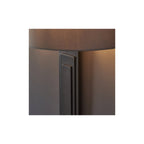 95271 1 Light Wall Light Brushed Bronze Plate & Mink Satin Fabric Shade