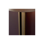 95452 1 Light Wall Light Matt Antique Brass Plate & Mink Satin Fabric Shade