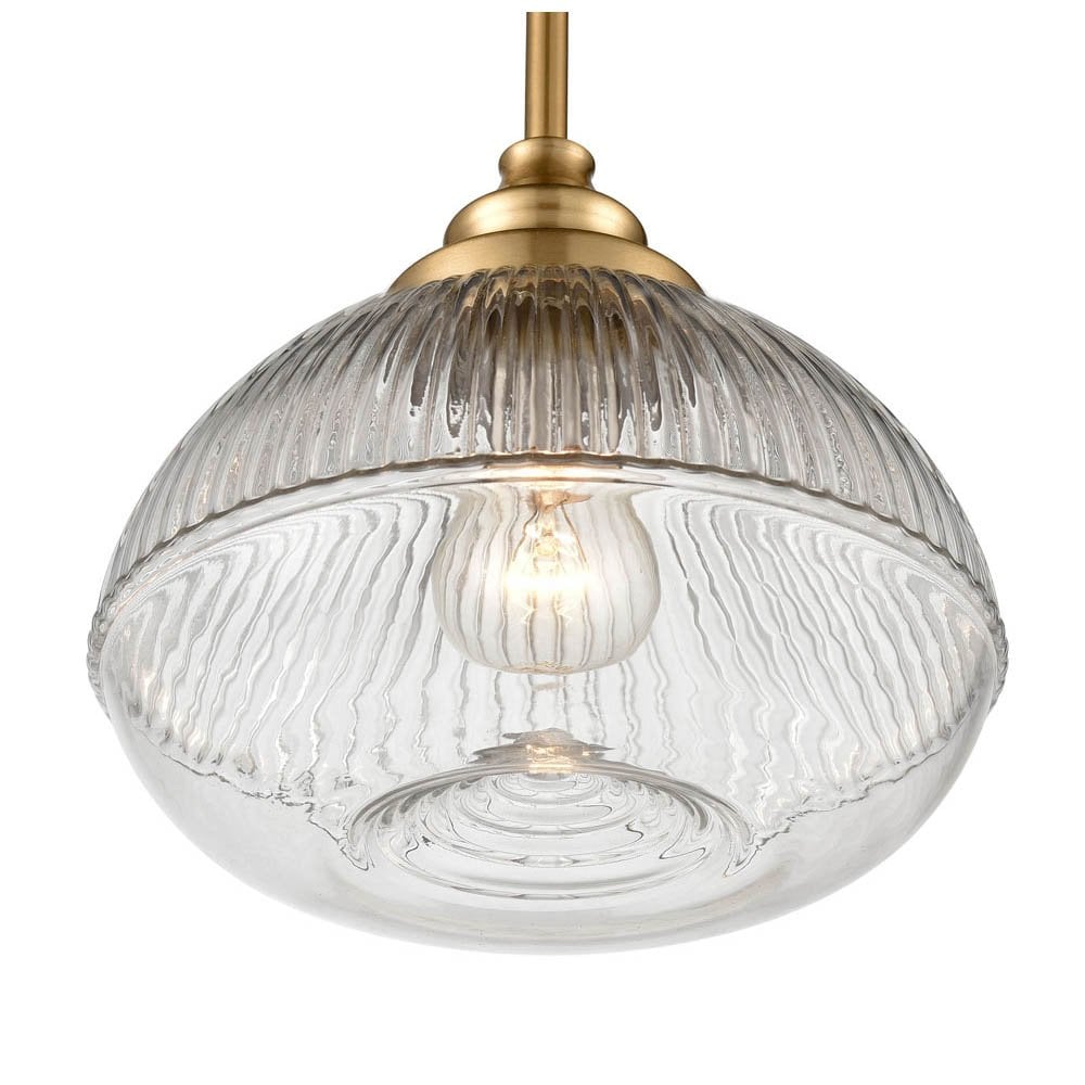 CF5806 Acoste Ceiling Fitting 1 Light Brushed Brass