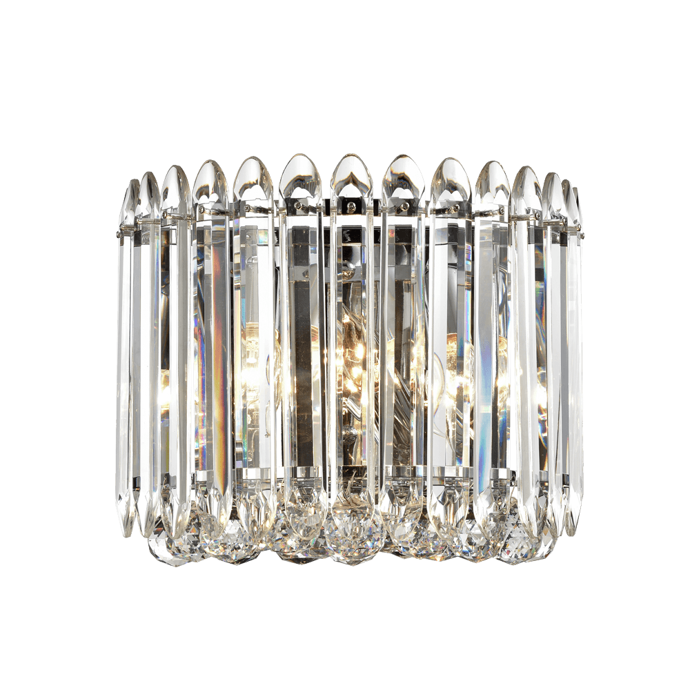 FL2461-3 Diva 3 Light Wall Bracket Chrome Crystal
