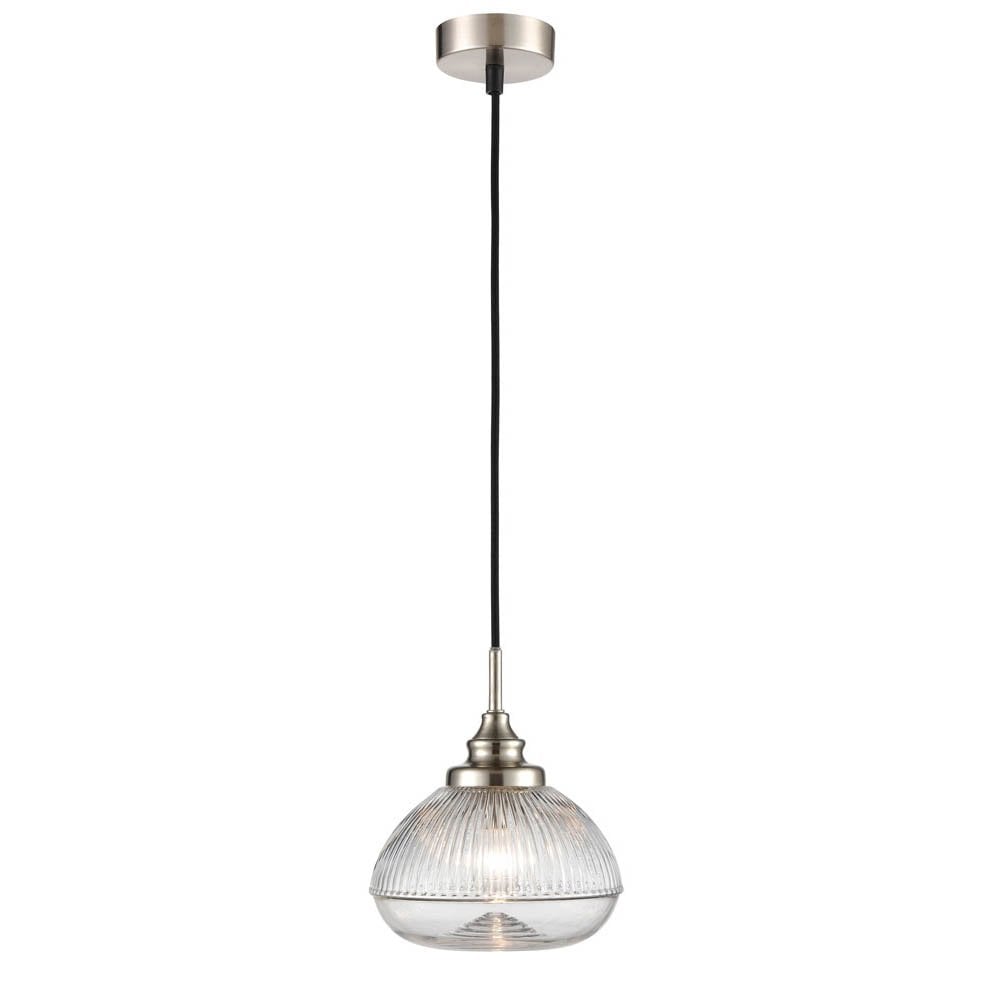 PCH422 Acoste 1 Light Pendant Satin Nickel