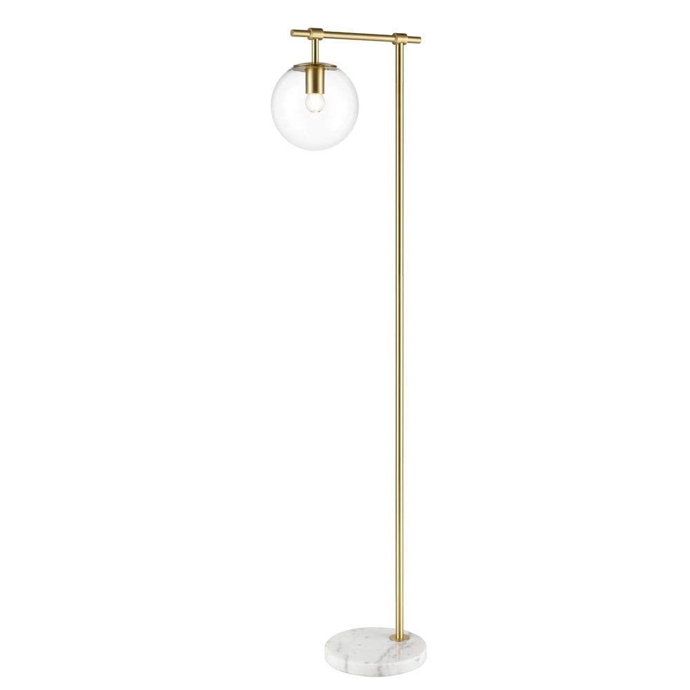 SL262 Avenue 1 Light Floor Lamp Matt Brass