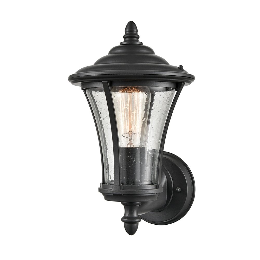 Alfresco Outdoor Wall Bracket 1 Light (up) Dark Grey