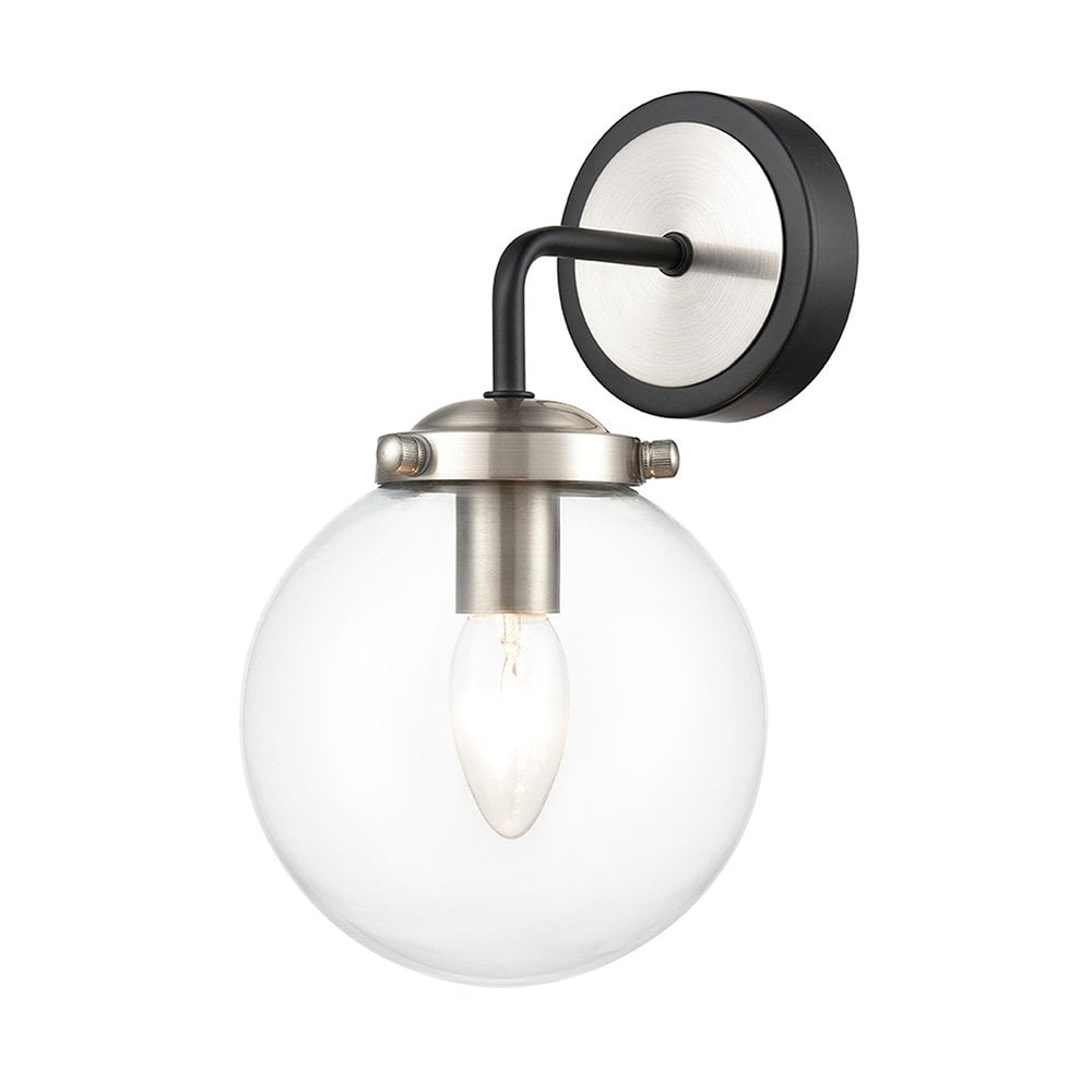 Lithos 1 Light Bracket Black / Silver
