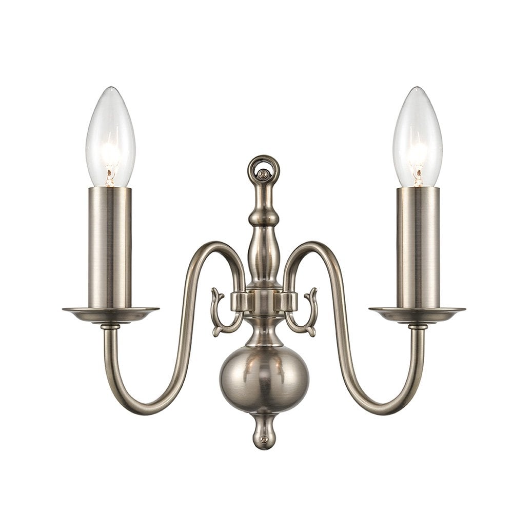 FL2450-2 Mondrian 2 Light Wall Bracket Pewter