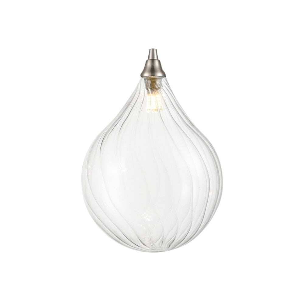 SH358 Clear Perry Glass Large Shade