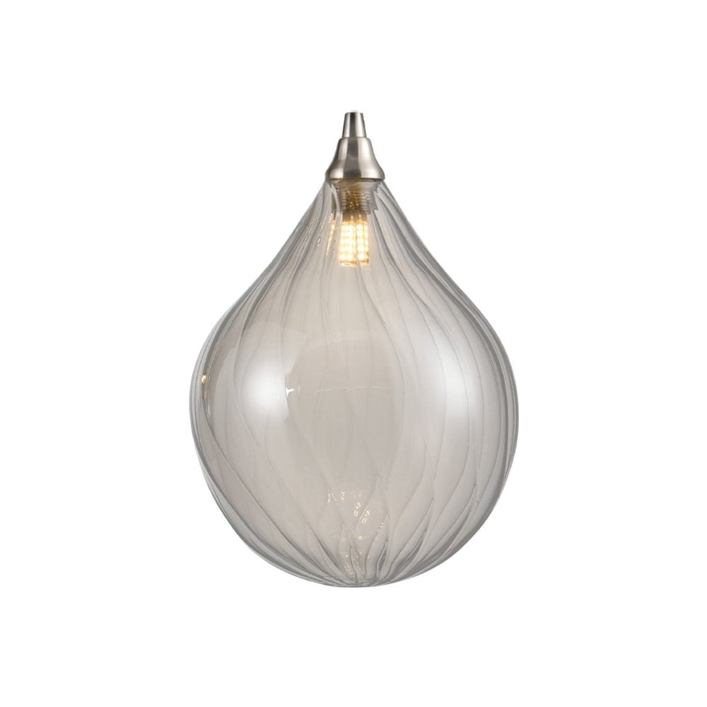 SH359 Smoke Perry Glass Large Shade (S)