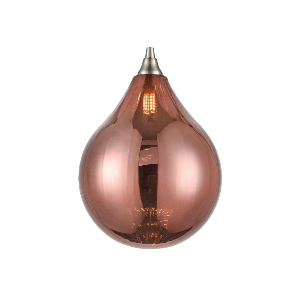 SH361 Copper Perry Glass Large Shade (S)