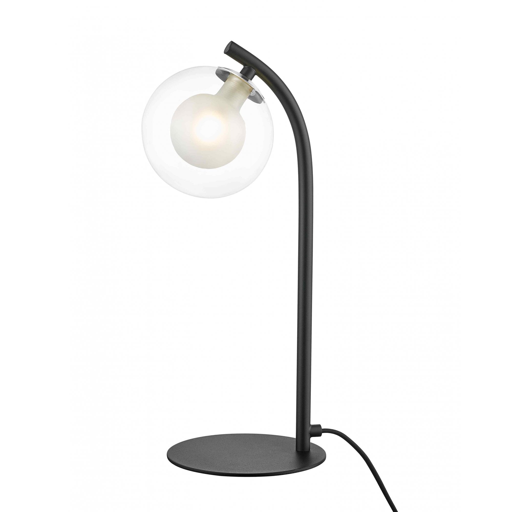 PGH1806/TL/CH/MBLK Remy 1 Light Table Lamp Chrome Black