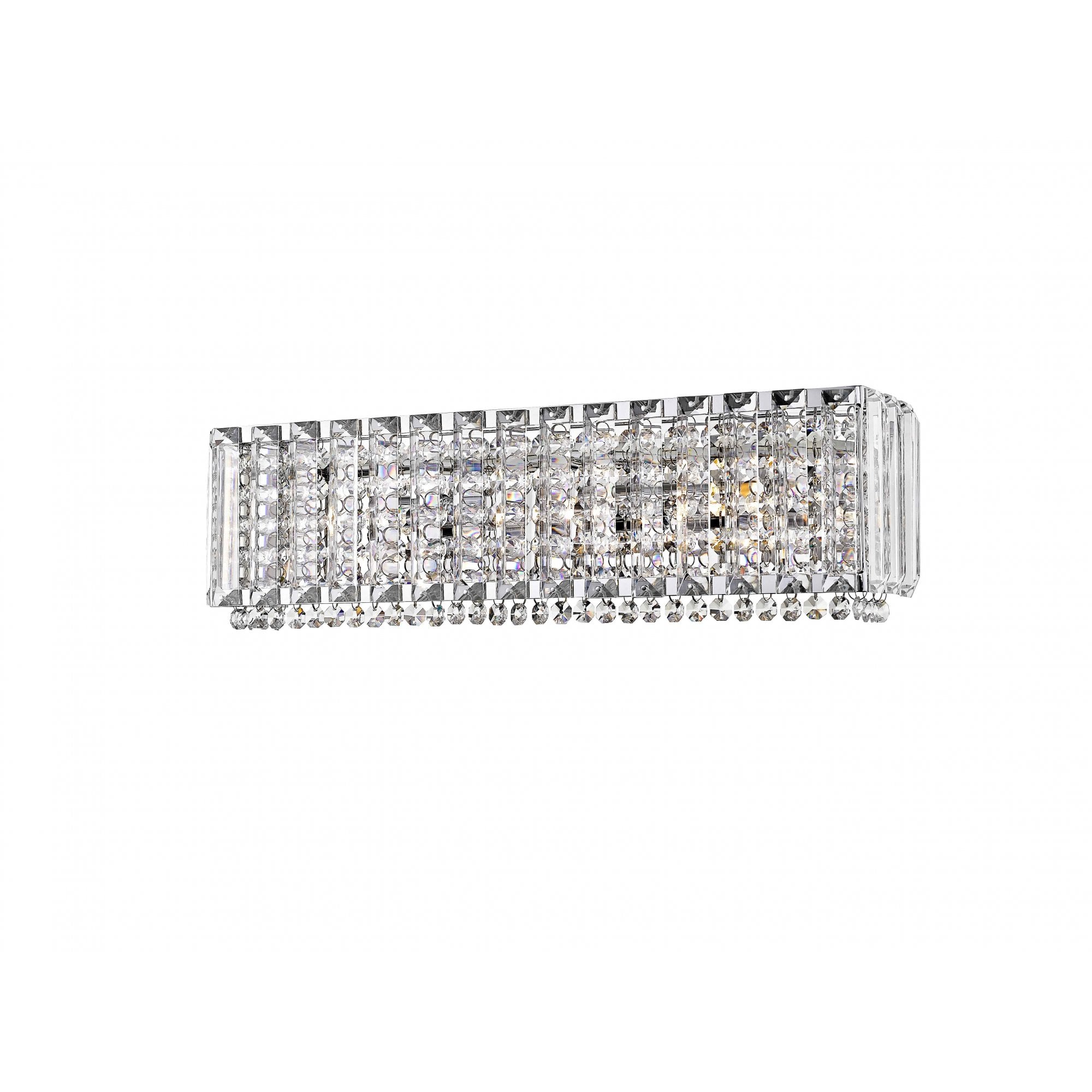 CFH1925/03/OBL/WB/CH Diore 3 Light Oblong Wall Light Chrome Crystal