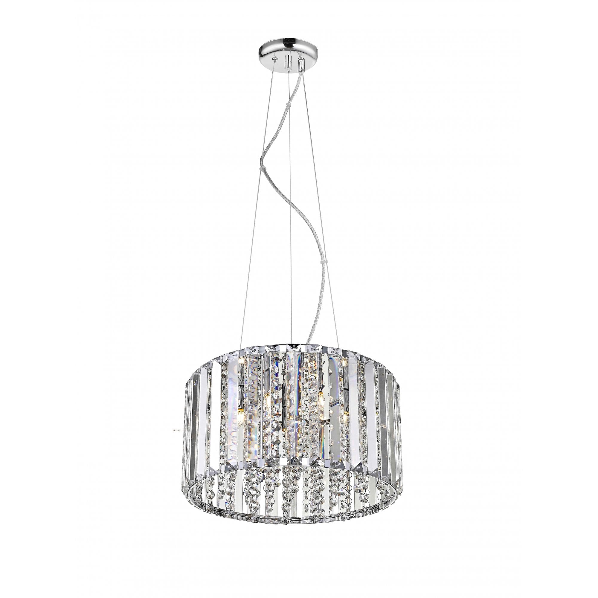 CFH1925/04/CH Diore 4 Light Pendant Chrome Crystal