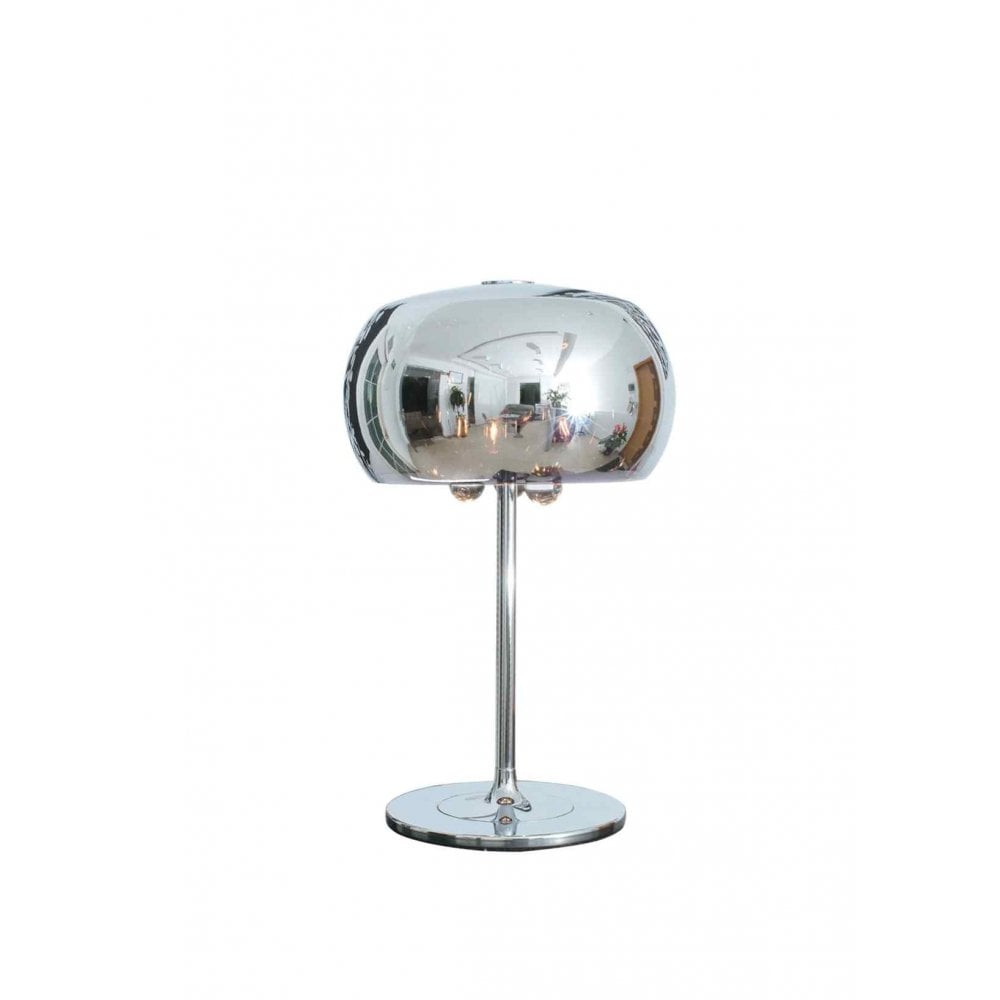 CFH606091/03/TL/CH Deni 3 Light Table Lamp Chrome Crystal