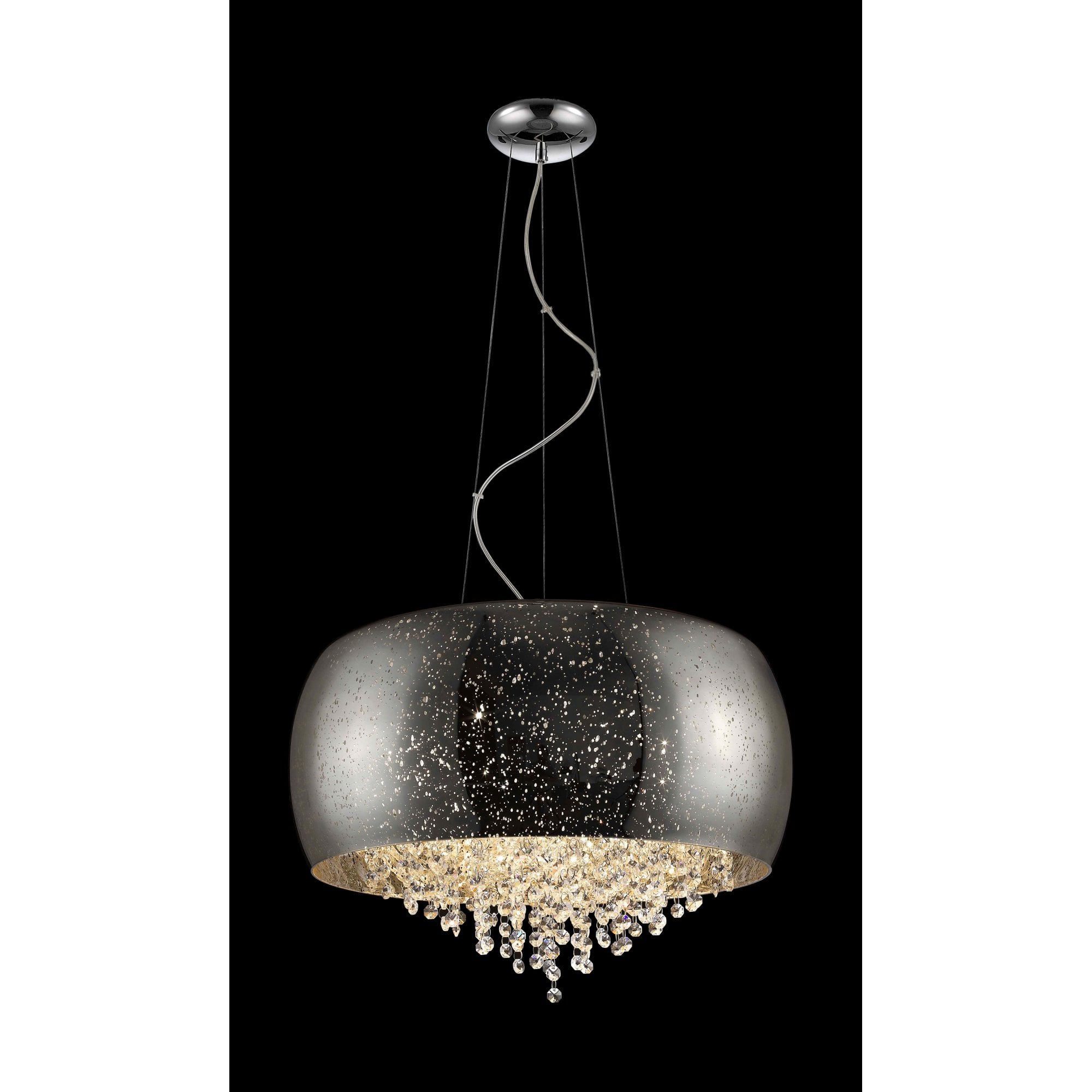PGH1802/05/CH Luna 5 Light Pendant Chrome Crystal