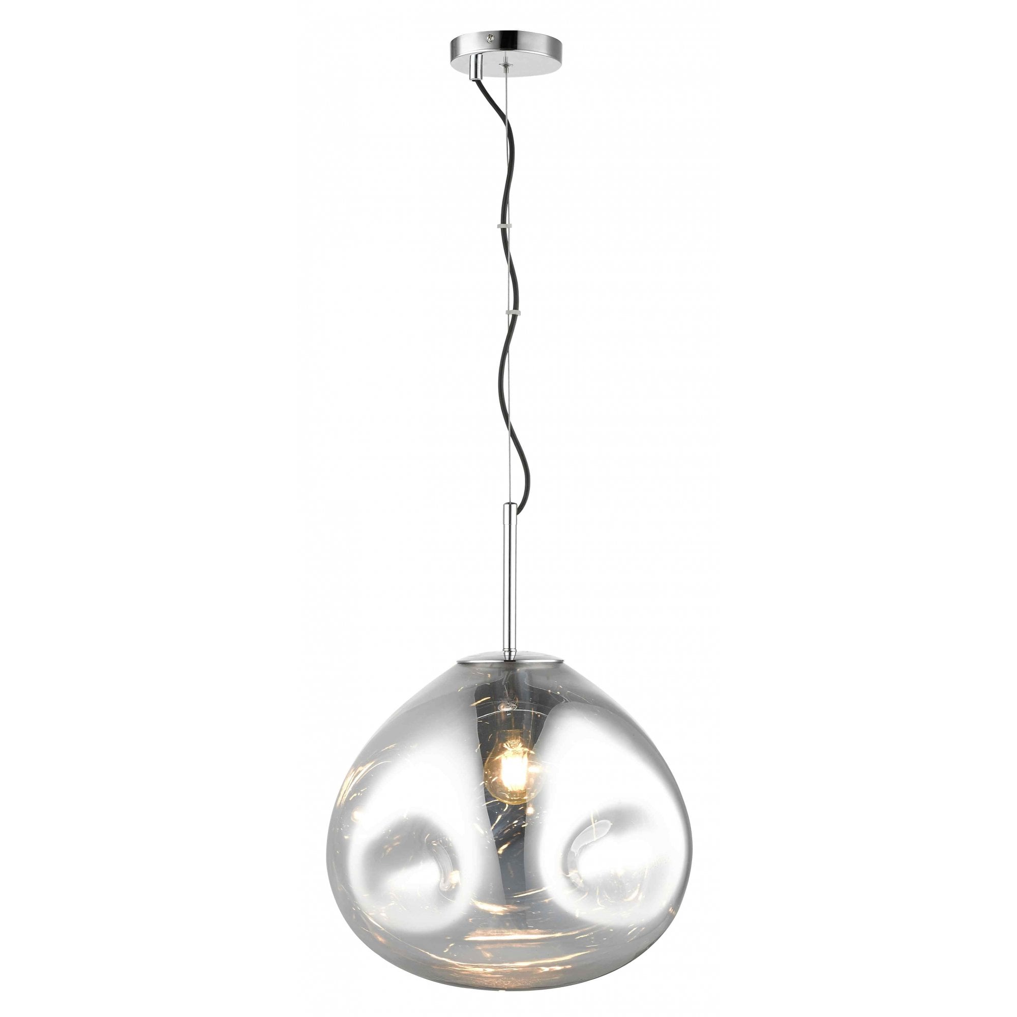 PG1808/01/L/CH Nina 1 Light Large Pendant Chrome