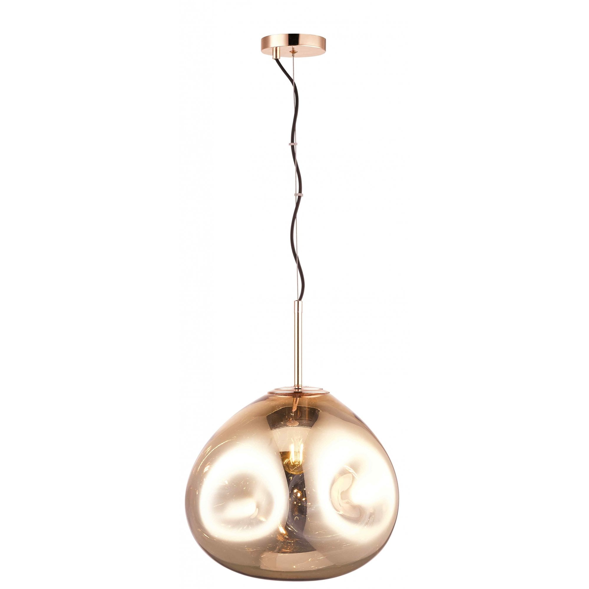 PG1808/01/L/G Nina 1 Light Large Pendant Gold