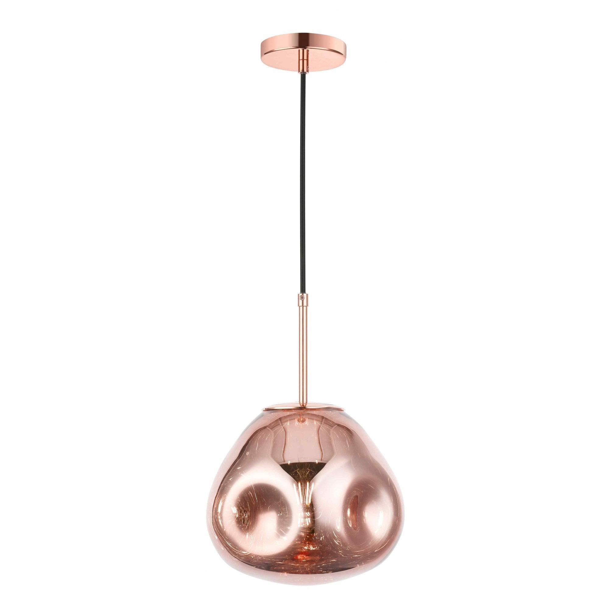 PG1808/01/M/CU Nina 1 Light Medium Pendant Copper