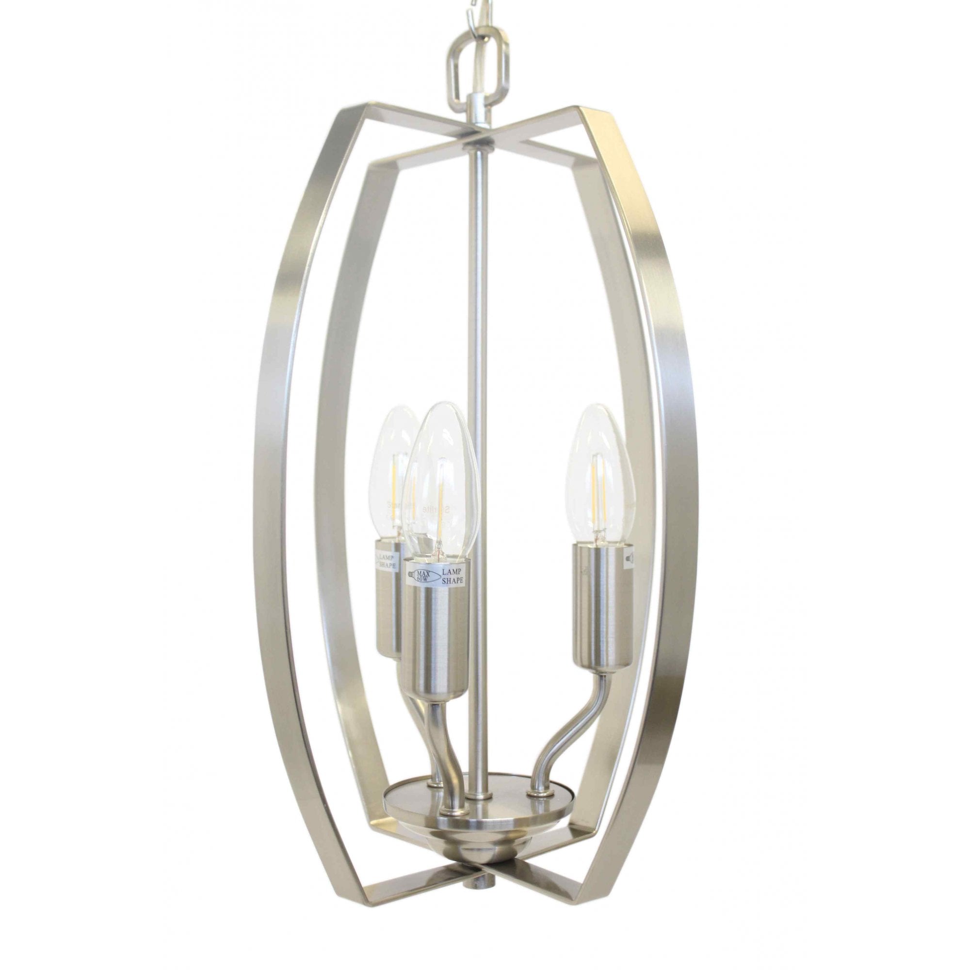 LG1928/03/SN Alexis 3 Light Pendant Satin Nickel