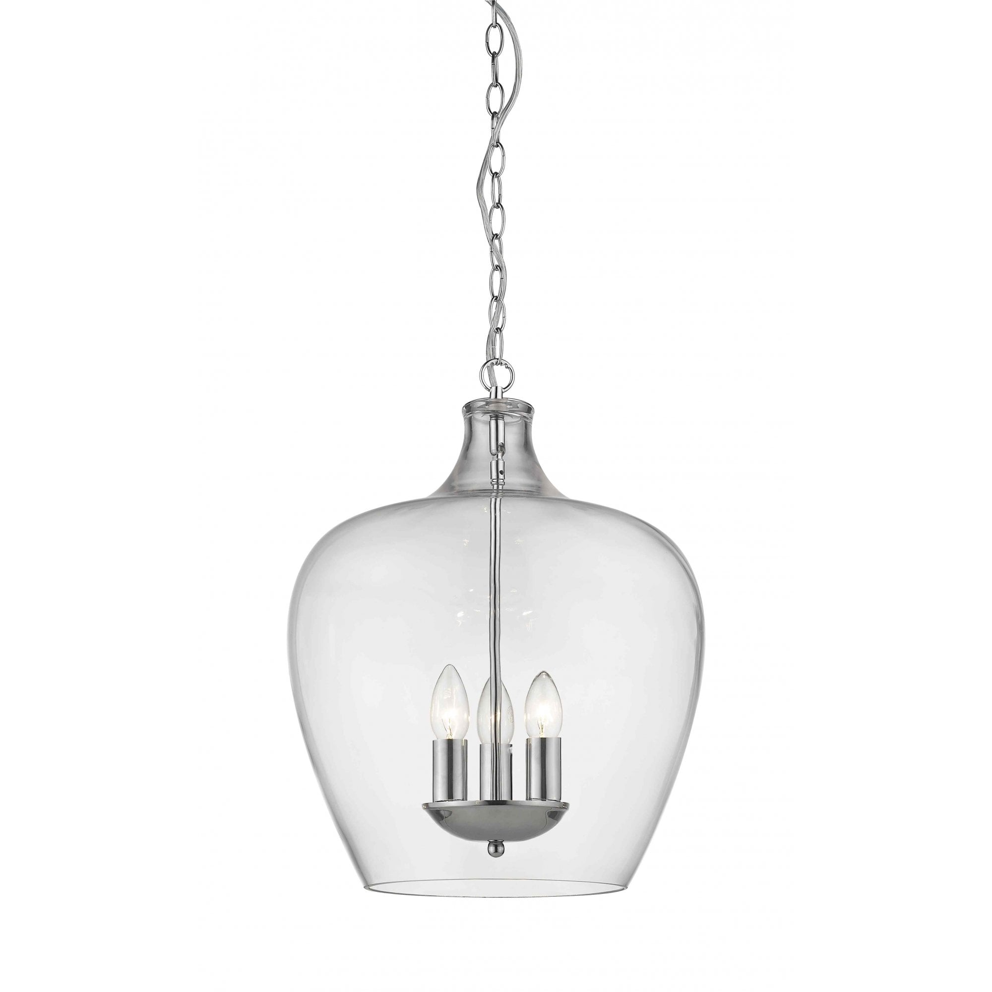 PG1804/03/CH Nell 3 Light Pendant Chrome
