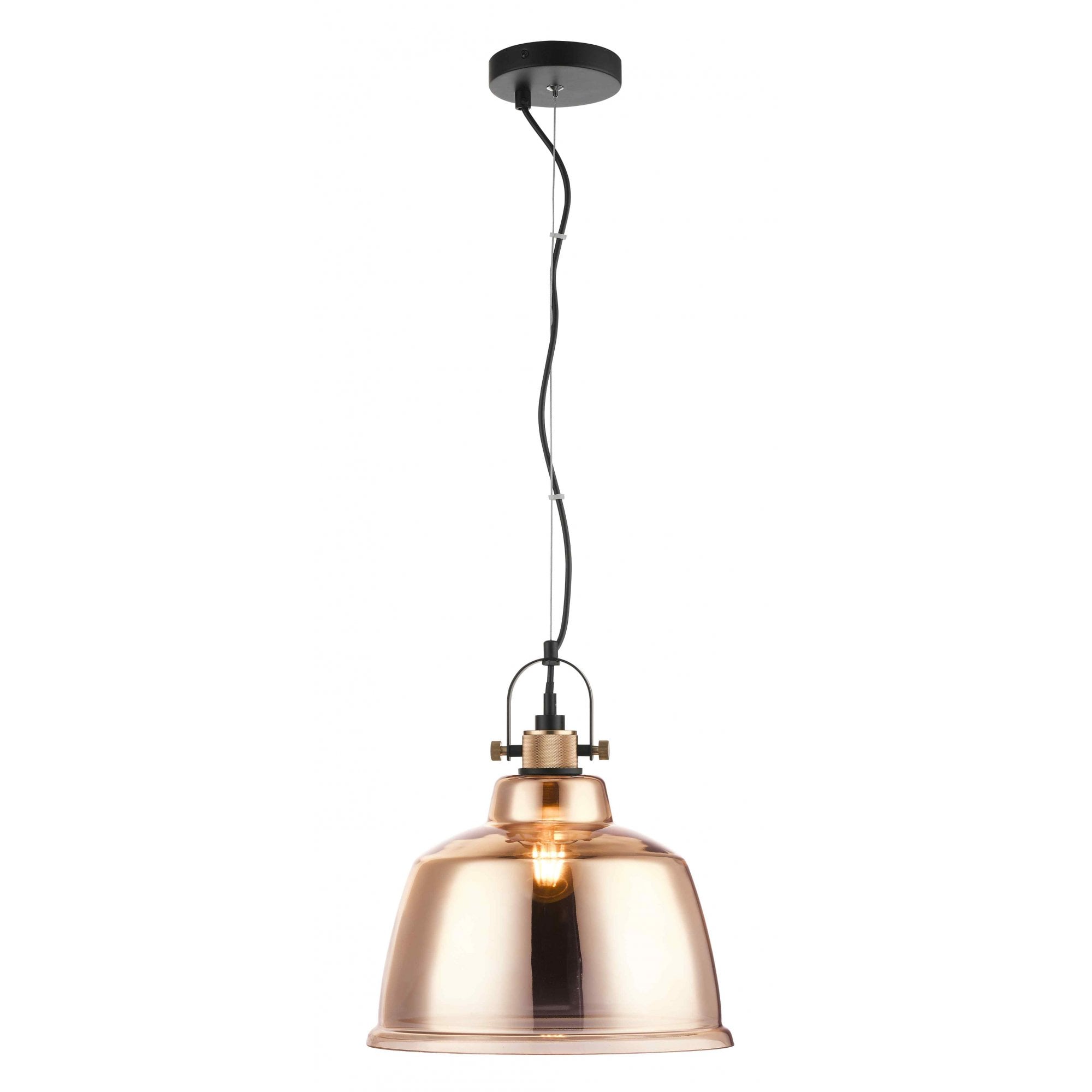 PG1810/01/G Ava 1 Light Pendant Gold
