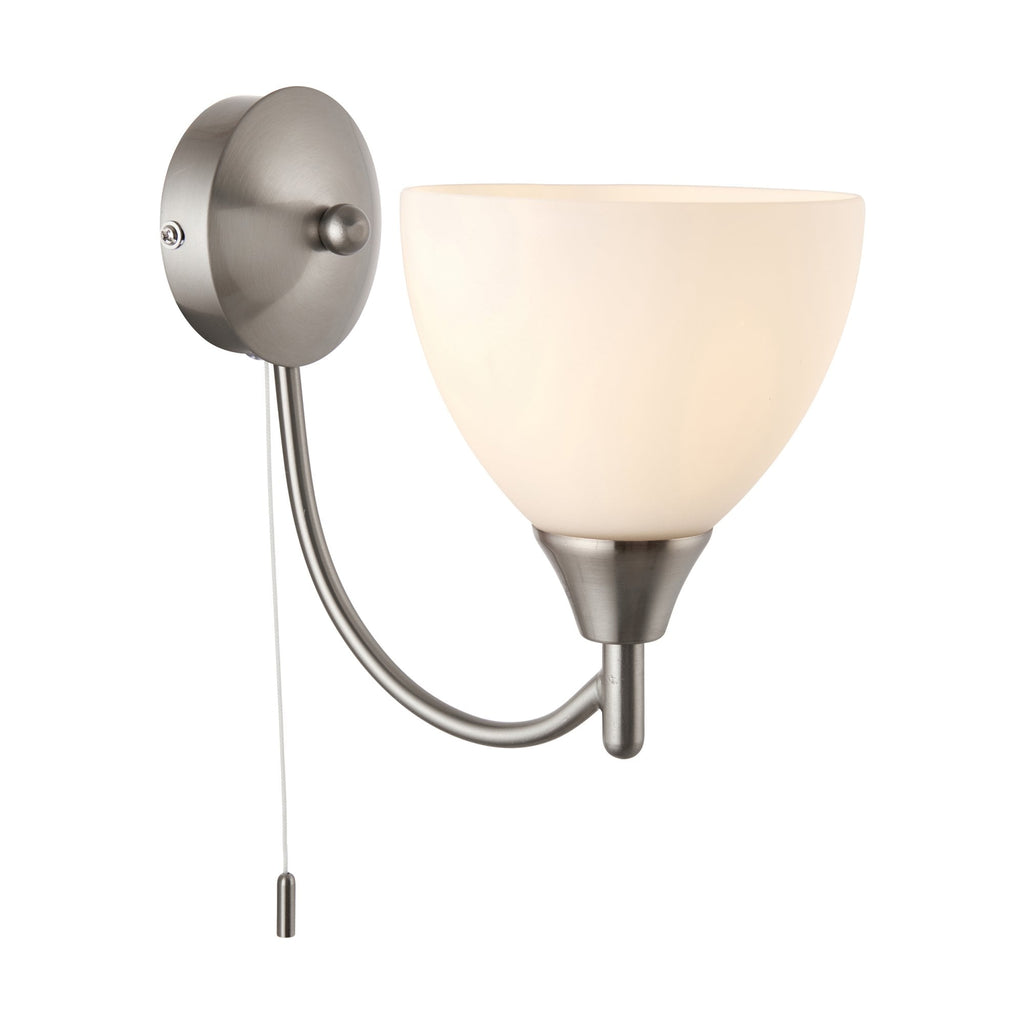 1805-1SC Alton 1 Light Wall Light Chrome Opal