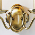 2030-2AN Bernice 2 Light Wall Light Brass (S)