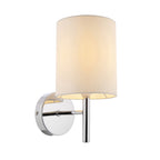 BRIO-1WBCH Brio 1 Light Wall Light Chrome White