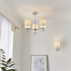 BRIO-1WBCH Brio 1 Light Wall Light Chrome White