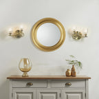 BOYER-2WBAB-L Boyer 2 Light Wall Light Brass Clear (S)