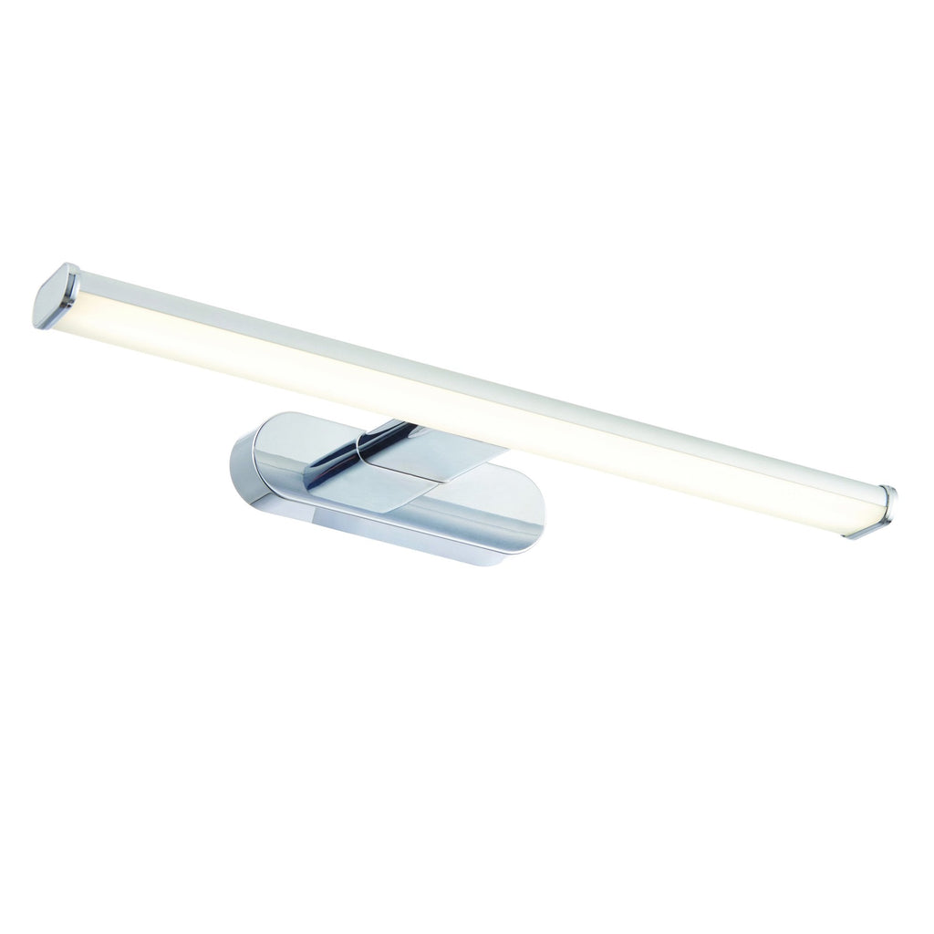 76657 Moda LED 1 Light Bathroom Wall Light Chrome Frosted