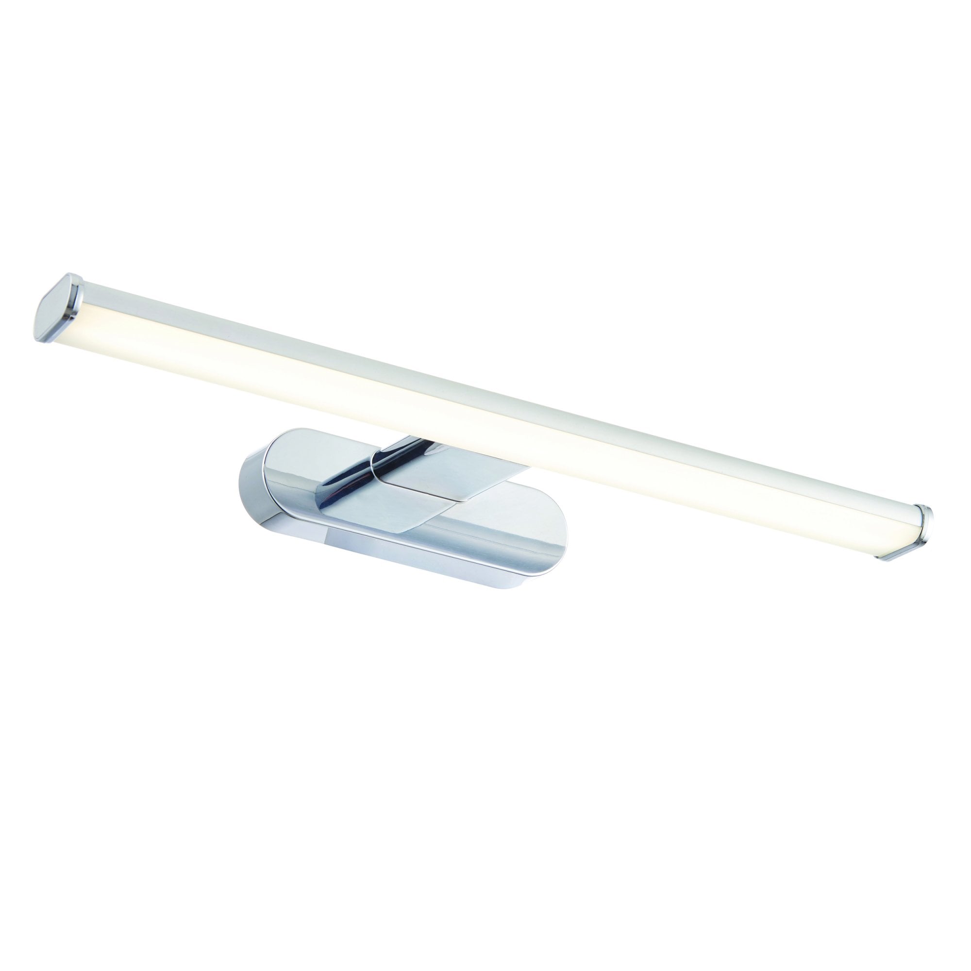 76657 Moda LED 1 Light Bathroom Wall Light Chrome Frosted