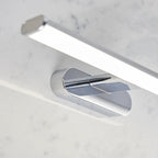 76657 Moda LED 1 Light Bathroom Wall Light Chrome Frosted