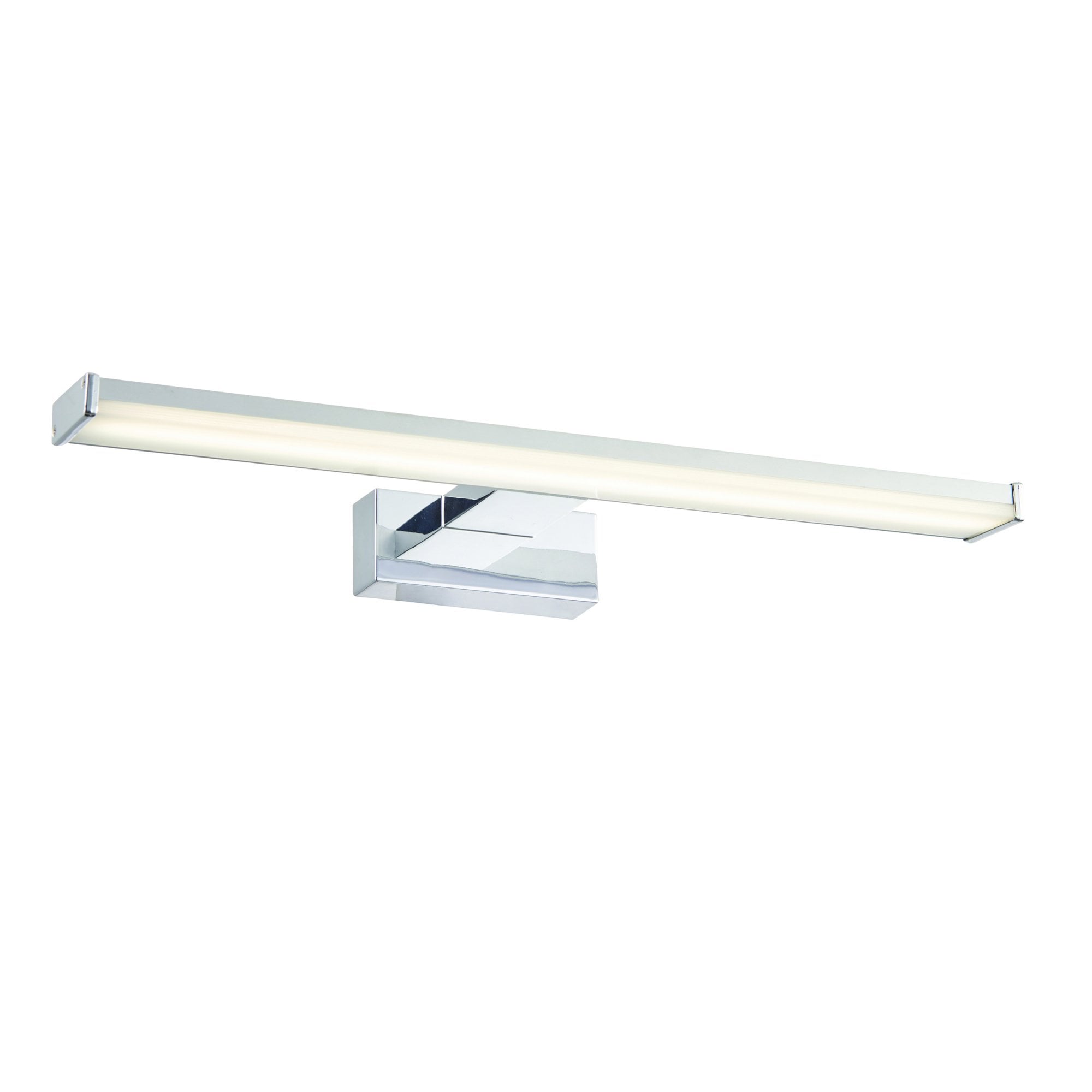 76658 Axis LED 1 Light Bathroom Wall Light Chrome Frosted