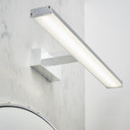 76658 Axis LED 1 Light Bathroom Wall Light Chrome Frosted