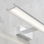 76658 Axis LED 1 Light Bathroom Wall Light Chrome Frosted