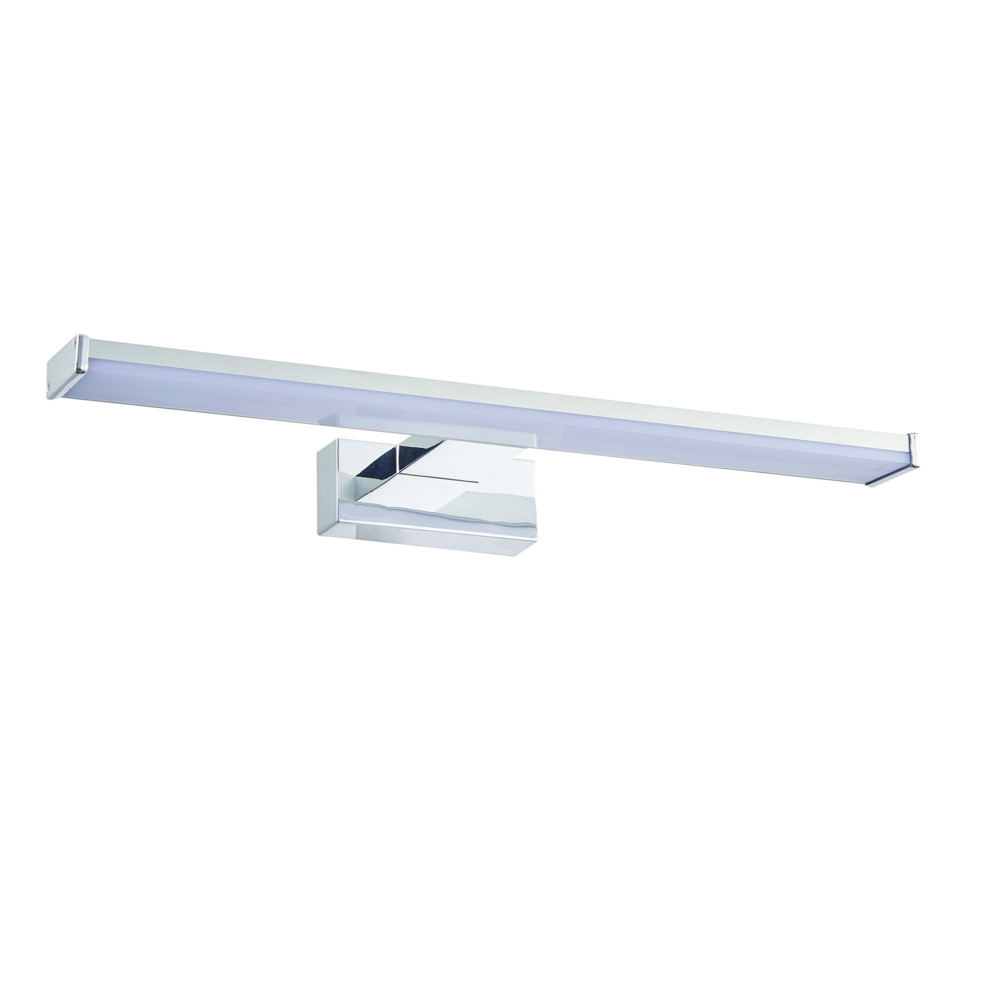 76658 Axis LED 1 Light Bathroom Wall Light Chrome Frosted