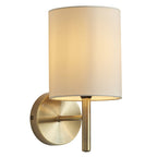 BRIO-1WBAB Brio 1 Light Wall Light Brass Cream
