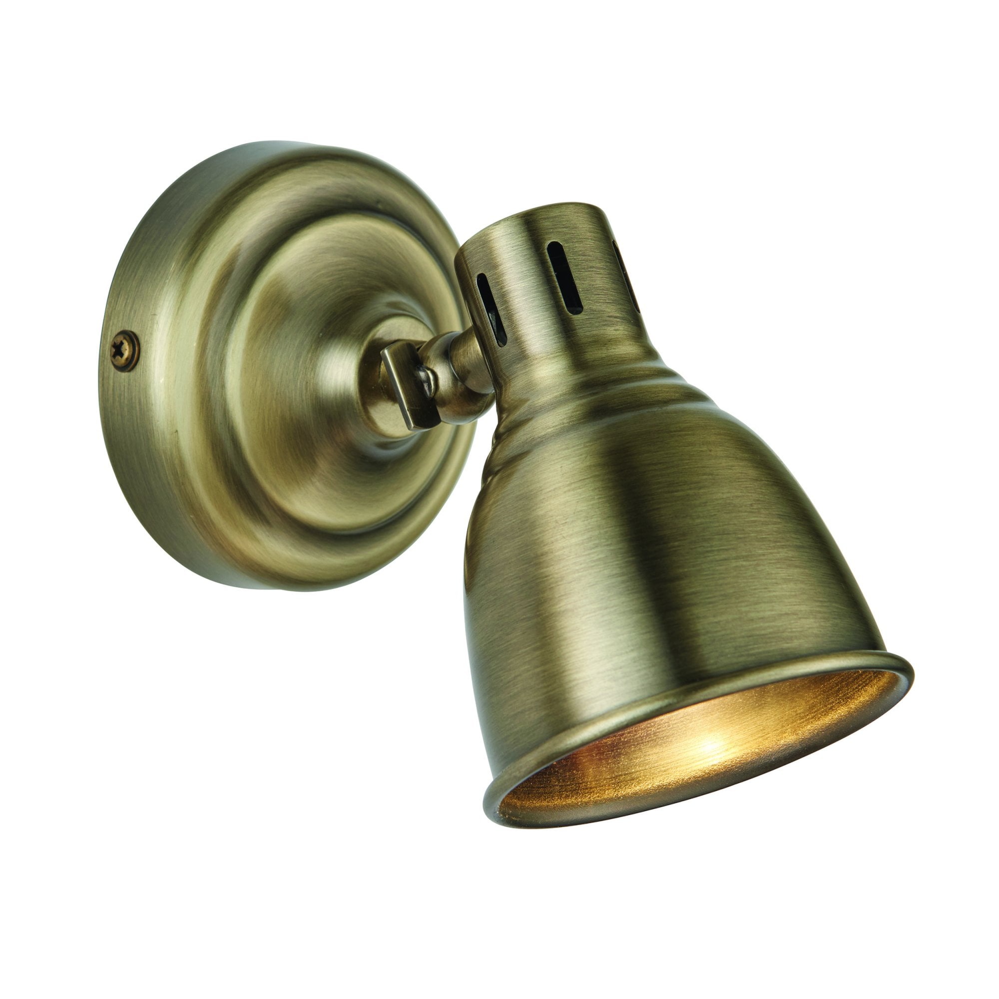76277 Westbury 1 Light Spotlight Brass