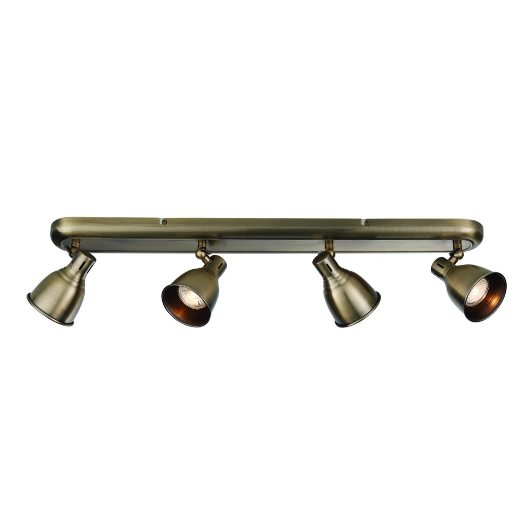 76280 Westbury 4 Light Spotlight Brass
