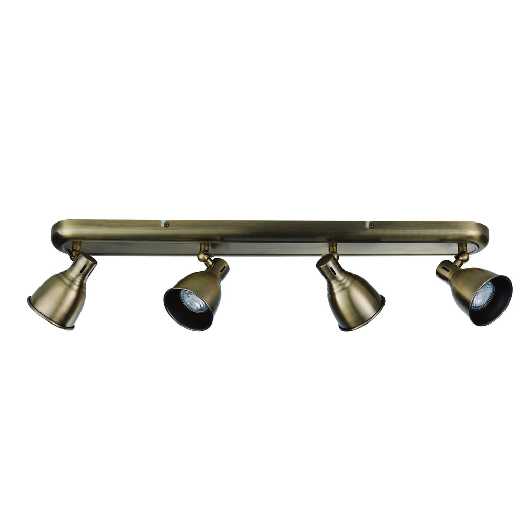 76280 Westbury 4 Light Spotlight Brass