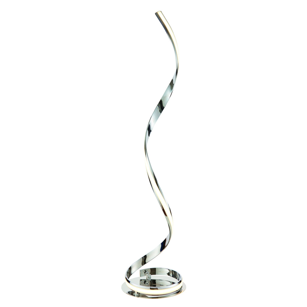 76395 Aria LED 1 Light Floor Lamp Chrome Acrylic
